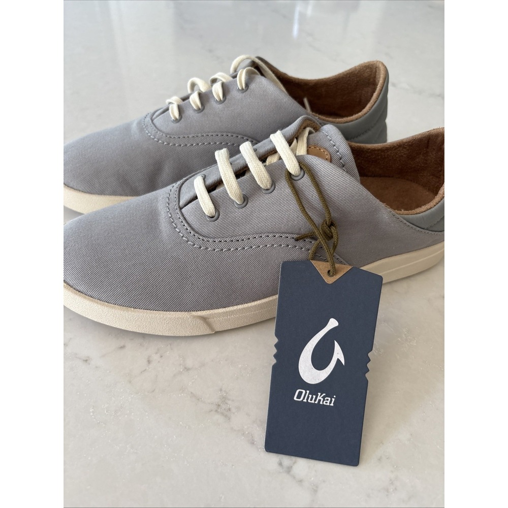 OLUKAI Kohu Women's Size 9 Everyday Casual Sneaker Shoes Mist Grey Brand New